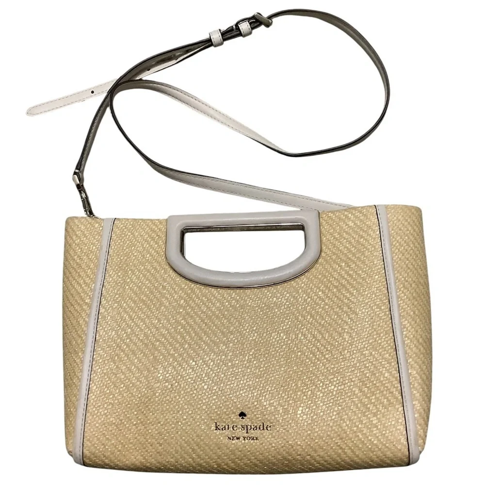 Kate Spade Beige and White Women's tote
